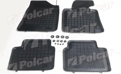 Коврики в салон POLCAR 40C2-DPK Hyundai i30 2012-2017 4 шт., черный