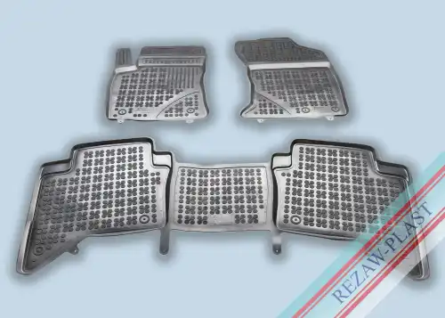Коврики в салон REZAW-PLAST 201431 Toyota Hilux 2015-н.в. 3 шт., черный