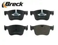 Тормозные колодки дисковые BRECK 258330070100