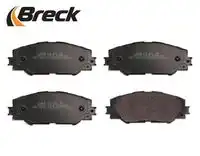 Тормозные колодки дисковые BRECK 243370070100