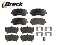 Тормозные колодки дисковые BRECK 255640070110