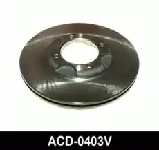 Тормозной диск COMLINE ADC0403V вентилируемый , передняя ось