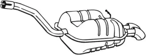 Глушитель выпускной системы 233547 BOSAL