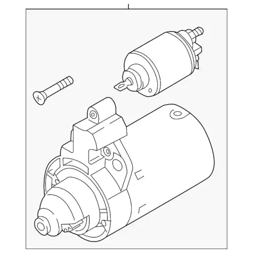 Стартер VAG 02M911021BX