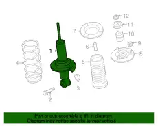 ABSORBER KIT - E6110-1PA0B NISSAN