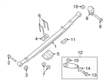 ABSORBER KIT-SH E6200-1PB0A NISSAN