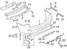 Усилитель бампера NISSAN 85092-9PF0A