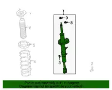 ABSORBER-SHOCK E6A10-CD70B NISSAN