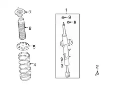 ABSORBER-SHOCK E6A10-CD70B NISSAN