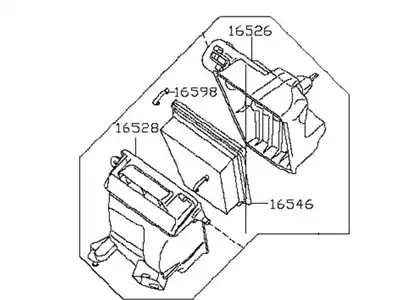Фильтр воздушный NISSAN 16500-3RC2A