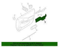 ARMREST-FRONT D 80940-JA00C NISSAN