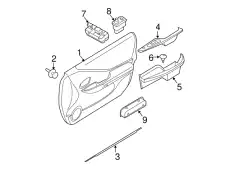 ARMREST-FRONT D 80940-JA00C NISSAN