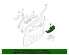 ARMREST-FRONT D 80940-EA204 NISSAN
