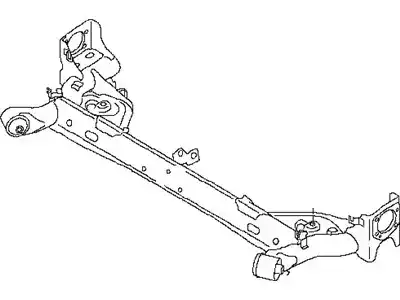 BEAM COMPL-REAR 55501-1KA1B NISSAN