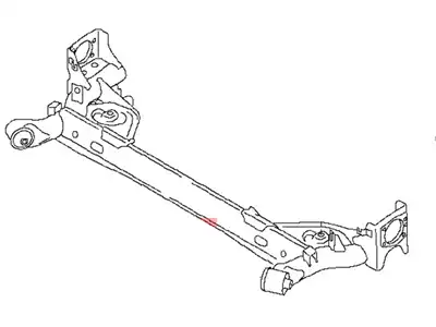 BEAM COMPL-REAR 55501-3NA1A NISSAN
