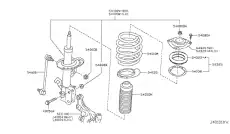BEARING-STRUT 54325-3YW0A NISSAN