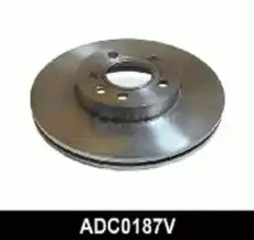 Тормозной диск COMLINE ADC0187V вентилируемый , передняя ось