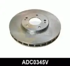 Тормозной диск COMLINE ADC0345V вентилируемый , передняя ось