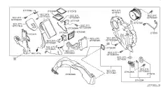 Вентилятор отопителя NISSAN 27375-1LA0B