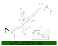 BOLT-LINK,REAR 55080-ZY00A NISSAN