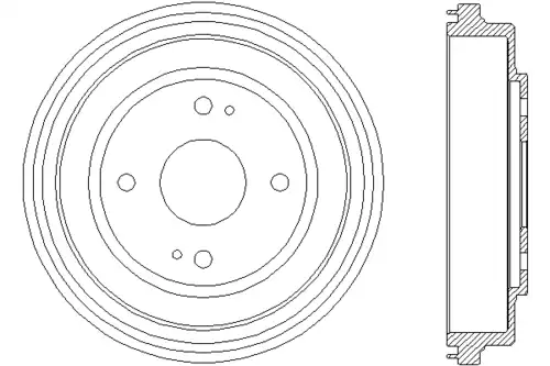 Тормозной барабан MINTEX MBD122