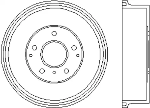 Тормозной барабан MINTEX MBD129