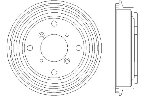 Тормозной барабан MINTEX MBD134