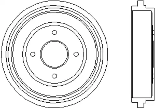 Тормозной барабан MINTEX MBD178