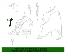 BRACKET FRONT F3161-9KAMA NISSAN