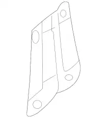 BRACKET FRONT 63161-ZY70A NISSAN