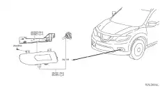 КРОНШТЕЙН КУЗОВНОЙ ( 269156FP0A NISSAN