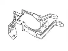 BRACKET-FOG LAMP,RH 26910-6MA0A NISSAN