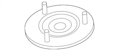 BRACKET-FRONT S 56115-1PA0A NISSAN