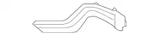 BRACKET-REAR BU 85226-1GR0A NISSAN
