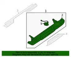 BUMPER ASMY RR 85010-9BF0A NISSAN