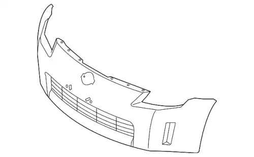 BUMPER SET FR 62022-CD040 NISSAN