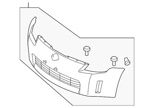 BUMPER SET FR FBM22-CF40H NISSAN