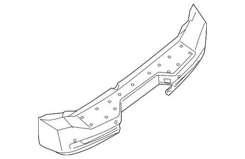 BUMPER SET-REAR 85022-ZQ00A NISSAN