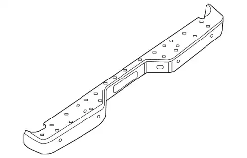 BUMPER-REAR-CEN 85022-9FM0C NISSAN