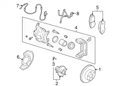 Суппорт тормозной NISSAN 41011-CD00D