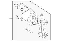 CALIPER ASSY-RE 44011-CD00D NISSAN