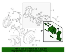 CALIPER ASSY-RE 44011-CD00D NISSAN