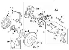 CALIPER ASSY-RE 44011-CD00D NISSAN
