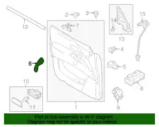 Ручка двери NISSAN 809443ZD0B