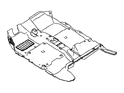 Коврики в салон NISSAN 74902-6GA0A