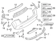 CLOSING PLATE-R 78817-3YM0A NISSAN