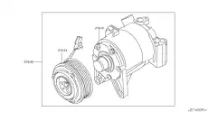 COMPRESSOR UNIT 92610JP00B NISSAN