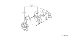 COMPRESSOR-AIR CONDITIONER 92600-EZ30A NISSAN