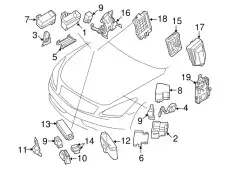 CONTROLLER ASSY 284B1-1EA7D NISSAN