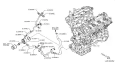 COOLER ASY OIL 21305-JA11B NISSAN